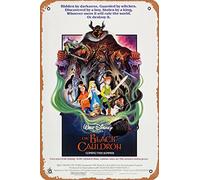 Babyster The Black Cauldron 1985 Movie Gallery 14,9 x 20,3 cm targa in metallo vintage decorazione da parete in metallo