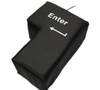 BABYVIVA USB Grande Enter Key Cuscino Antistress Cuscino Per Computer Portatile Tastiera Mezzogiorno Break 15x21x10cm Grande Pulsante di Invio Usb