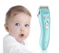Babyy - Tagliacapelli in ABS da 18 cm, 3 W, silenzioso, con lame in acciaio e pettini guida, ricaricabile tramite USB, design facile da pulire, ideale per bambini sotto i dieci anni
