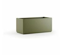 Bac a fleur Ethica rectangulaire 80 cm vert