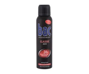 BAC Classic 24h 150 ml spray deodorante senza alluminio per Uomo