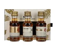 Bacardi Rum Discovery Pack, Confezione Regalo, Contiene 1x Bacardi Rum Cuatro 10 cl, 1x Bacardi Rum Ocho 10 cl, 1x Bacardi Rum Diez 10 cl, Totale 30 cl