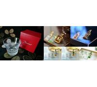 Baccarat SUNTORY HIBIKI Bicchiere da whisky in cristallo taglio 24 faccia e...