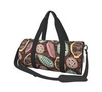 Baccello Di Cacao Colorato, Borsone da viaggio di grande capacità Borsa rotonda Borsa da viaggio sportiva Borsa da viaggio Borsa da fitness