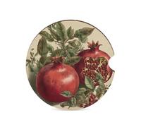 Bacche di melograno - Sottobicchieri per auto, 6,6 cm, 1 pezzo, antiscivolo, universali, per portabicchieri, set di accessori per interni dell'auto, unisex