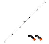 Bacchetta a 6 ugelli in polietilene con raccordo in ottone da 1/4", braccio spruzzatore ATV, attacco spray agricolo e prato per trattori/UTV