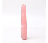 Bacchetta al quarzo rosa Punto di massaggio Terapia di agopuntura Bastone a punta Strumento di raschiatura Gua Sha decorazione della stanza (Color : Rose)