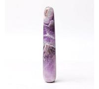 Bacchetta al quarzo rosa Punto di massaggio Terapia di agopuntura Bastone a punta Strumento di raschiatura Gua Sha decorazione della stanza (Color : Amethyst)