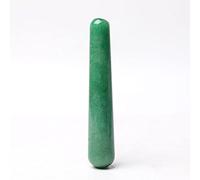 Bacchetta al quarzo rosa Punto di massaggio Terapia di agopuntura Bastone a punta Strumento di raschiatura Gua Sha decorazione della stanza (Color : Green urine)