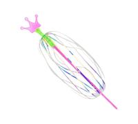 Bacchetta Arcobaleno Illuminata - Bacchetta Rotante, Bacchetta, Bubble Wand | Gioco Interattivo Rotante per Bambini, Divertimento Indoor e Outdoor, Riempitivi per Sacchet