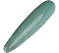 Bacchetta da massaggio in cristallo di quarzo naturale Bacchetta da massaggio al quarzo rosa decorazione della stanza (Color : Green Aventurine)