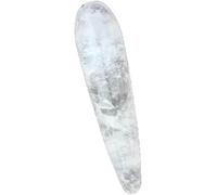 Bacchetta da massaggio in cristallo di quarzo naturale Bacchetta da massaggio al quarzo rosa decorazione della stanza (Color : Clear Quartz)