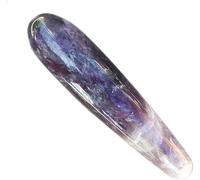 Bacchetta da massaggio in cristallo di quarzo naturale Bacchetta da massaggio al quarzo rosa decorazione della stanza (Color : Amethyst)