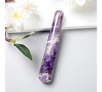 Bacchetta da massaggio Yoni Natural Crystal Quartz Acupoint Pen Tool Beauty Massagestick, Kambaba raccolta domiciliare (Color : Amethyst)