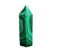 Bacchetta di cristallo con punta in pietra di cristallo verde naturale a forma di torre di malachite verde naturale da 1 pezzo for regalo