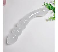 Bacchetta di cristallo naturale di qualità di 18 cm Artigianato di pietre preziose di cristallo Bastone da massaggio Yoni come regalo for le donne 1 pz, quarzo rosa decorazione della stanza (Color :