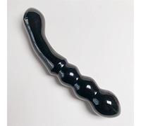 Bacchetta di cristallo naturale di qualità di 18 cm Artigianato di pietre preziose di cristallo Bastone da massaggio Yoni come regalo for le donne 1 pz, quarzo rosa (Color : Black Obsidian)
