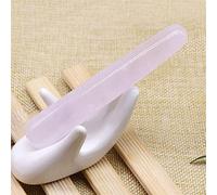 Bacchetta di giada naturale Bacchetta di massaggio di cristallo bianco Bastone di ossidiana Bastone di massaggio del corpo di pietra calda naturale Bastone di massaggio del viso Bar Bastoncini di bell