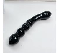 Bacchetta di massaggio Yoni di ossidiana naturale Bastone di piacere del viso di cristallo magico for le donne Massaggio del corpo Kegel 1 pz,Ossidiana nera Collezioni di casa
