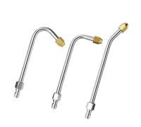 Bacchetta Di Prolunga Per Idropulitrice 3 pezzi bacchette di estensione for idropulitrice aste prolunga curve 1/4 pollici QuickConnects rondella asta a gomito kit acqua
