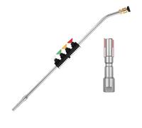 Bacchetta Di Prolunga Per Idropulitrice Prolunga bacchetta idropulitrice con adattatore Ugello lancia for auto 5 spruzzi(ColorK)