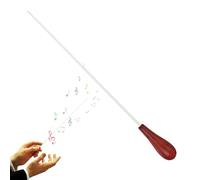 Bacchetta Direttore Strumento Musicale con Manico in Legno Bacchetta per | Bacchetta Leggera per Marcia con Impugnatura Sicura per Adulti Bambini Orchestra