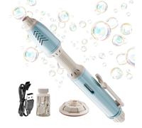 Bacchetta Elettrica Bolli di Sapone | Portapenne LED per Schiuma Soffiatore | Bacchetta Illuminata per Bolle | per Esterno, Giardino, Piscina, Spiaggia, Prato, Matrimonio Estivo