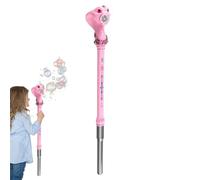 Bacchetta elettrica per bolle d'aria, bacchetta per bolle d'aria a forma di serpente, bacchetta automatica creativa con luce e musica, per ragazze e ragazzi