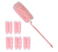 Bacchetta flessibile per spolverare, strumento portatile a testa regolabile, spolverino pieghevole per mobili, pavimento per casa e ufficio, computer, appartamento, accessorio per la pulizia profonda