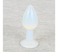 Bacchetta for massaggio in vetro opalite ossidiana Strumento for massaggio femminile in cristallo maschile Prodotti rilassanti, opalite raccolta domiciliare (Color : Opalite)