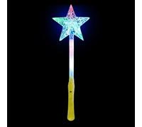 Bacchetta lampeggiante illuminata - Bacchetta da concerto illuminata,Decorazione con bastoncini luminosi, regali di compleanno per bambini, ragazze, ragazzi, adolescenti, adulti, bambini di tutte le e