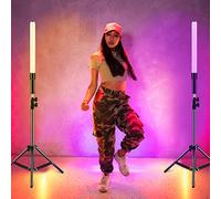 Bacchetta Luminosa a LED, 360 Colori a Colori da 3000k a 6500k Illuminazione Fotografica da Studio Portatile, Stick di Illuminazione Ricaricabile da 2600 MAh per Videocamera da