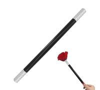 Bacchetta Magica con Rosa Rossa Transformabile - Accessorio da Festa, Idea Regalo per Amanti della Magia e del Romanticismo