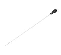 Bacchetta Musicale Professionale, Manico in Resina con Asta in Fibra di Vetro, per Direttore D'orchestra, Musicista, Insegnante (BLACK