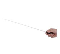 Bacchetta Musicale Professionale per Direttore D'orchestra per Musicista Insegnante, Resina in Fibra di Vetro, Nero Giallo (Nero)