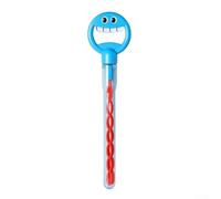 Bacchetta per bolle con 32 fori per bambini, crea bolle infinite con una divertente macchina per soffiare le bolle (blu)