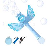 Bacchetta Per Bolle Di Sapone Ricaricabile - Macchina Per Bolle Di Bollee A LED Con Effetti Di Luce, Bacchetta Per Bole Principessa | Per Ragazzi E Ragazze Cosplay Feste In Giardino In Maschera