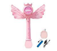 Bacchetta Per Bolle Per Bambini, Giocattolo Musicale Con LED, Macchina Per Bolle Portatile, Accessorio Per Costumi Fantasy, Per Ragazzi E Ragazze, Scuola Materna, Viaggi, Cortile, Feste, G