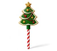 Bacchetta per carte di debito con albero di Natale, senza contatto, da | Bacchetta per pagamenti in PLA con manico lungo e motivo a stelle dorate, riutilizzabile, idea regalo per le vacanze