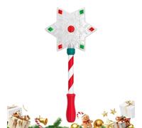 Bacchetta per carte di debito natalizia, in acrilico, con di neve | Bacchetta di pagamento di Natale Bacchetta di debito di Natale Bacchetta Fiocco di neve Mercati portatili Ristoranti Negozi