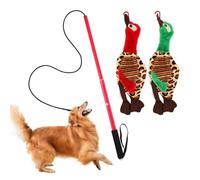Bacchetta Per Cuccioli - Asta Da Flirtare Interattiva, Con Corda Rip Resistente Bacchetta In Nylon Flessibile Per Addestratore Di Cani | Da Tirare All'aperto Antiscivolo Per La C