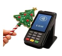 Bacchetta per di credito stampata in 3D per albero di Natale | Supporto per carte di credito per pagare feste per bambini per tutti i giorni all'aperto viaggi spedizione