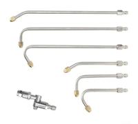 Bacchetta per di Prolunga per Idropulitrice 90 Gradi per acciaio | Stainless Steel, 1/4\" Quick Connect, Reaches Gutters per windows Shutters, Compatible With Nozzles per surface Cleaners