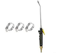 Bacchetta per irrigazione da giardino, ricambio lancia spruzzatore, ugello spray da 3/8, bacchetta spruzzatrice da giardino, per lavaggio auto, irrigazione fiori, bagno per animali domestici, 72 cm