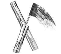 Bacchetta per mascara in metallo lavabile, bacchetta di ferro arricciacapelli 3D per ciglia che non creano grumi, mascara a prova di sbavature, lunghezza naturale, extra sottile, lunga durata, spazzo