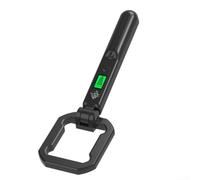 Bacchetta per metal detector con display LCD, rilevamento a 360°, alta sensibilità, punta impermeabile per reliquie dorate, caccia, spiaggia, tesori, adulti e bambini, nero, 26 cm