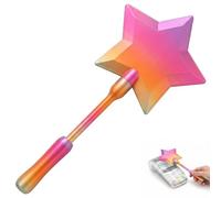 Bacchetta per Pagamenti Contactless Arcobaleno, Portacarte per Pedaggio Autostradale e Parcheggio, Design Allungato 30cm in ABS Resistente, Supporto Carta Anti-scivolo per Drive-thru e Caselli