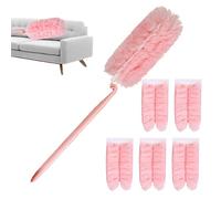 Bacchetta per spolverare regolabile, pieghevole, portatile, per mobili ed elettronica, strumento di pulizia multiuso per casa, ufficio, auto, appartamento, computer, pavimento, letto