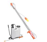 Bacchetta per spruzzatore, in acciaio, estensibile, ergonomica, a zaino, asta telescopica, per interni, fattoria, serra, cortile, patio, prato, piante, fiori, arbusti, fertilizzazione