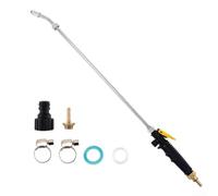 Bacchetta spray da giardino in acciaio inox con flusso regolabile, dimensioni 30 cm e 72 cm per irrigazione versatile, design a prova di perdite con interruttore di bloccaggio (72 cm)